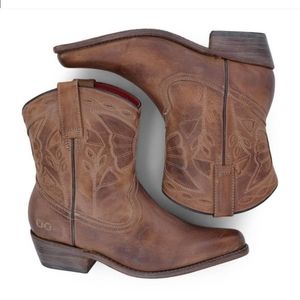NWT Bed Stu Filly II Butterfly Leather Ankle Boots